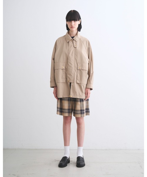 Traditional Weatherwear(トラディショナルウェザーウェア)の「ELTON(ステンカラーコート・レディース・ブラック/ベージュ系・32/34/30)」の5枚目の写真