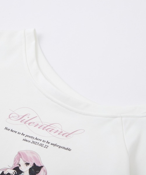 silent(and)(サイレントアンド)の「Sassy Cat Sweat(スウェット・レディース・ホワイト・FREE)」の19枚目の写真