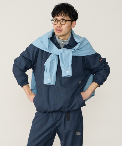 MARMOT（マーモット）の「[Marmot/マーモット] 別注 メリノウール コーチジャケット (セットアップ可)（その他アウター・レディース・グレー/ブラック/ネイビー・L/M）」の3枚目の写真