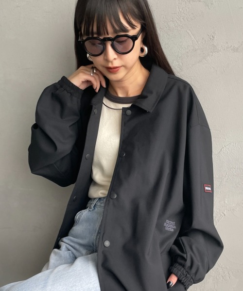 MARMOT（マーモット）の「[Marmot/マーモット] 別注 メリノウール コーチジャケット (セットアップ可)（その他アウター・レディース・グレー/ブラック/ネイビー・L/M）」の2枚目の写真