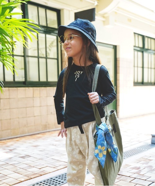 FITH（フィス）の「Old Cotton Long Sleeve Tee（Tシャツ/カットソー・キッズ・ブラック/ホワイト・145/135）」の6枚目の写真