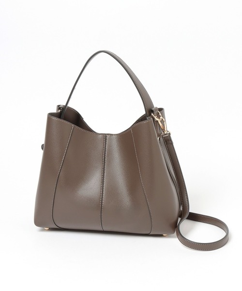 Andemiu（アンデミュウ）の「キリカエワンショルダー639653（トートバッグ・レディース・ブラック/アイボリー/チョコ・FREE）」の9枚目の写真