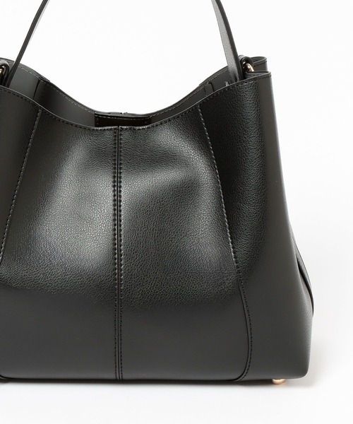 Andemiu（アンデミュウ）の「キリカエワンショルダー639653（トートバッグ・レディース・ブラック/アイボリー/チョコ・FREE）」の14枚目の写真