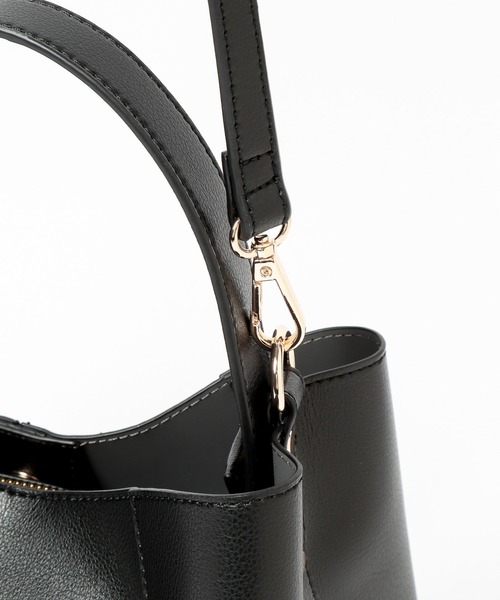 Andemiu（アンデミュウ）の「キリカエワンショルダー639653（トートバッグ・レディース・ブラック/アイボリー/チョコ・FREE）」の16枚目の写真