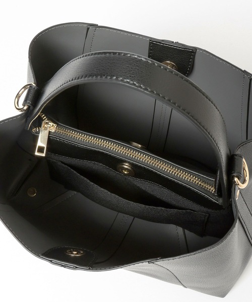 Andemiu（アンデミュウ）の「キリカエワンショルダー639653（トートバッグ・レディース・ブラック/アイボリー/チョコ・FREE）」の20枚目の写真