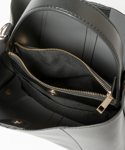 Andemiu（アンデミュウ）の「キリカエワンショルダー639653（トートバッグ・レディース・ブラック/アイボリー/チョコ・FREE）」の21枚目の写真