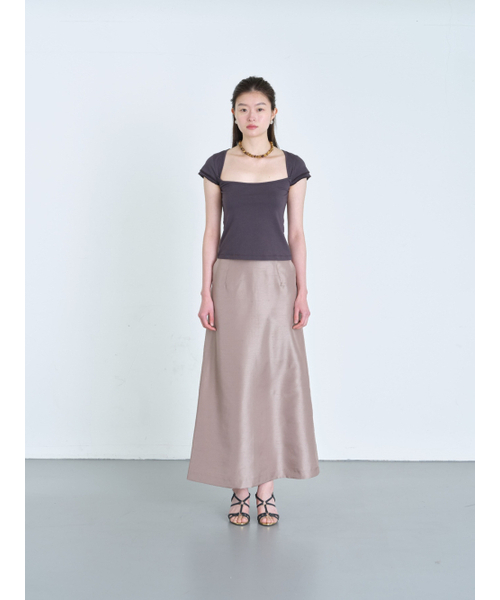 COLOCYNTH(コロシント)の「Sandy Gold Long Skirt Gold Brown(スカート・レディース・その他・MEDIUM/SMALL)」の1枚目の写真