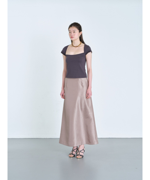 COLOCYNTH(コロシント)の「Sandy Gold Long Skirt Gold Brown(スカート・レディース・その他・MEDIUM/SMALL)」の3枚目の写真