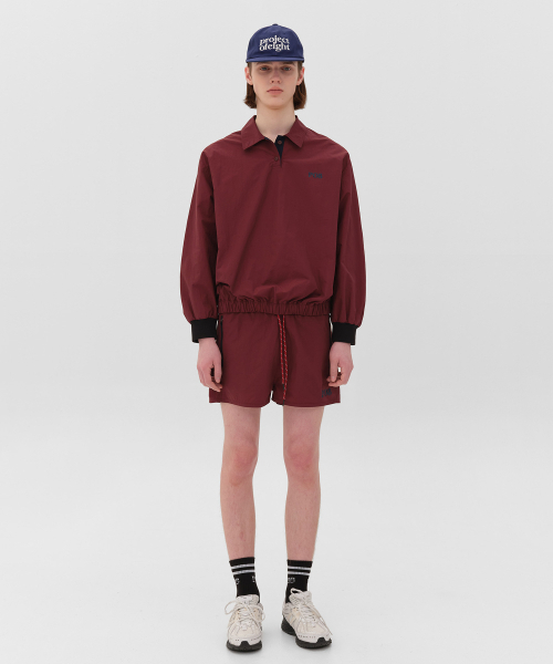 PO8(ピーオーエイト)の「STORM8 NYLON TOP - WINE(ポロシャツ・レディース・ワイン・MEDIUM/LARGE)」の4枚目の写真