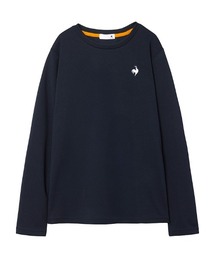 【le coq sportif/ルコック】レディース 吸汗速乾&UVカット ワンポイント長袖Tシャツ(UPF50+/エコ素材)