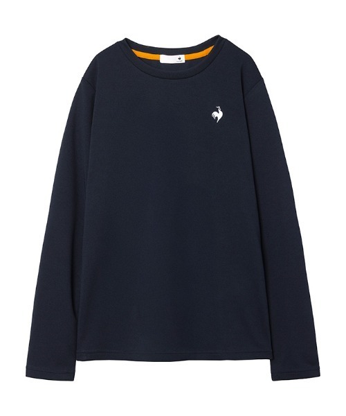 le coq sportif(ルコックスポルティフ)の「リサイクルポリエステル長袖Tシャツ(Tシャツ/カットソー・レディース・ネイビー/パープル/ホワイト/ピンク/ブラック/グレー・L/M/XL/S)」の4枚目の写真