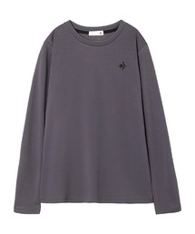【le coq sportif/ルコック】レディース 吸汗速乾&UVカット ワンポイント長袖Tシャツ(UPF50+/エコ素材)