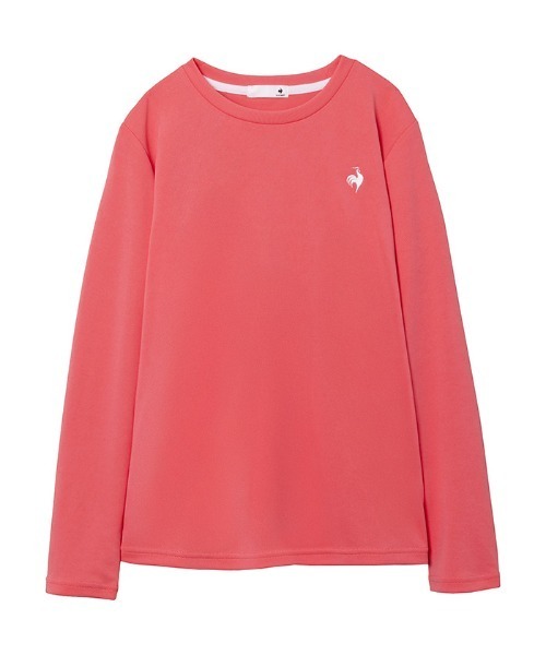 le coq sportif(ルコックスポルティフ)の「リサイクルポリエステル長袖Tシャツ(Tシャツ/カットソー・レディース・ネイビー/パープル/ホワイト/ピンク/ブラック/グレー・L/M/XL/S)」の6枚目の写真