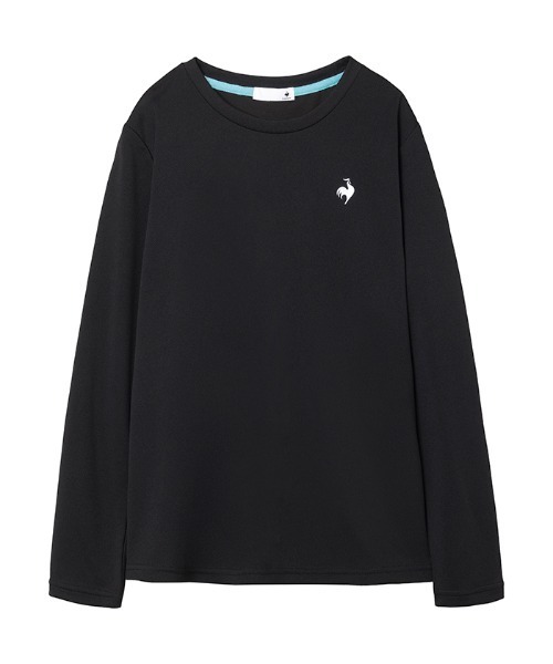 le coq sportif(ルコックスポルティフ)の「リサイクルポリエステル長袖Tシャツ(Tシャツ/カットソー・レディース・ネイビー/パープル/ホワイト/ピンク/ブラック/グレー・L/M/XL/S)」の1枚目の写真