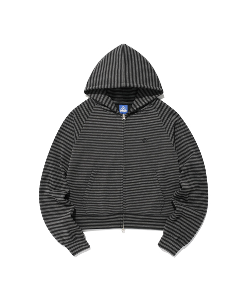 ISTKUNST(イストクンスト)の「STAR LOGO ST HOOD ZIP UP_BLACK(IK2FFFM483A)(パーカー・レディース・ブラック・FREE)」の2枚目の写真