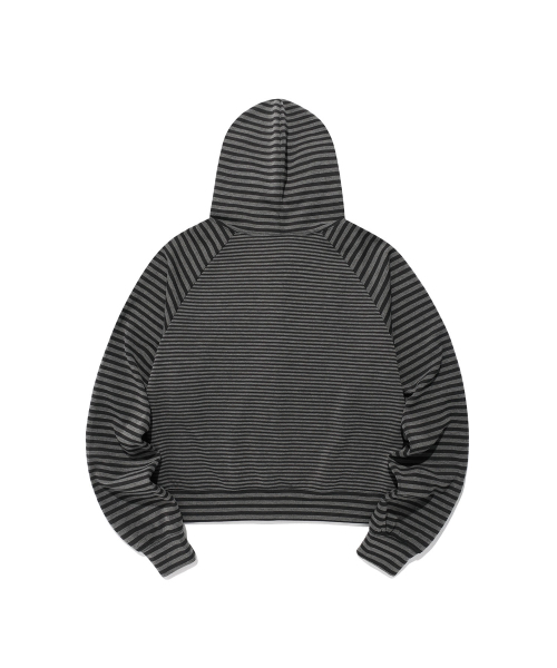 ISTKUNST(イストクンスト)の「STAR LOGO ST HOOD ZIP UP_BLACK(IK2FFFM483A)(パーカー・レディース・ブラック・FREE)」の3枚目の写真