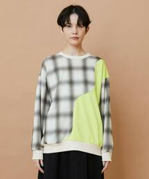 FRAPBOIS | ハーフオンブレー スウェット(スウェット)