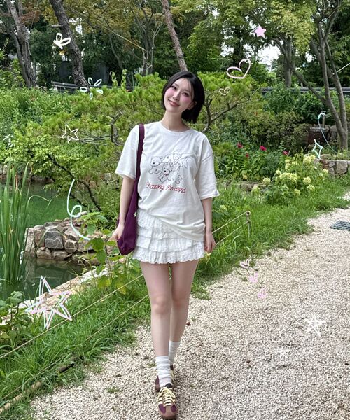 ROSEFRANTZ（ロゼフランツ）の「CanCan Ribbon Mini Skirt [White]（スカート・レディース・その他・FREE）」の9枚目の写真
