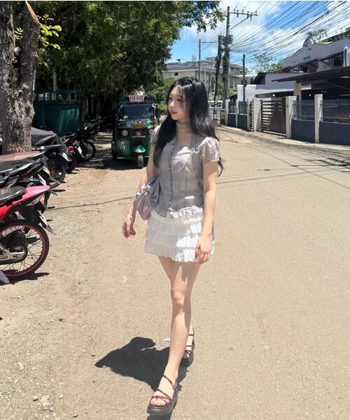 ROSEFRANTZ（ロゼフランツ）の「CanCan Ribbon Mini Skirt [White]（スカート・レディース・その他・FREE）」の11枚目の写真