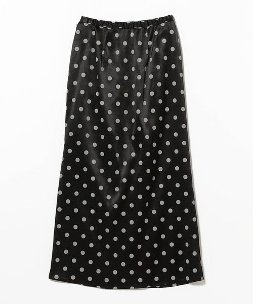 Ray BEAMS(レイビームス)の「ドット サテン フリル スカート(スカート・レディース・オフホワイト/ブラック・0/1)」の11枚目の写真