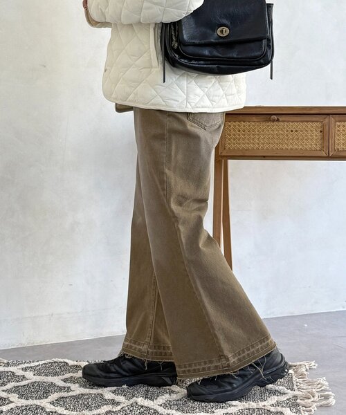 CPCM（シーピーシーエム）の「ワイドフレアパンツ（その他パンツ・レディース・ブラウン/ブルー系その他/ブラック・SMALL/MEDIUM）」の20枚目の写真