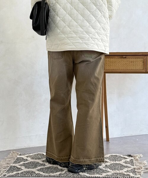 CPCM（シーピーシーエム）の「ワイドフレアパンツ（その他パンツ・レディース・ブラウン/ブルー系その他/ブラック・SMALL/MEDIUM）」の21枚目の写真