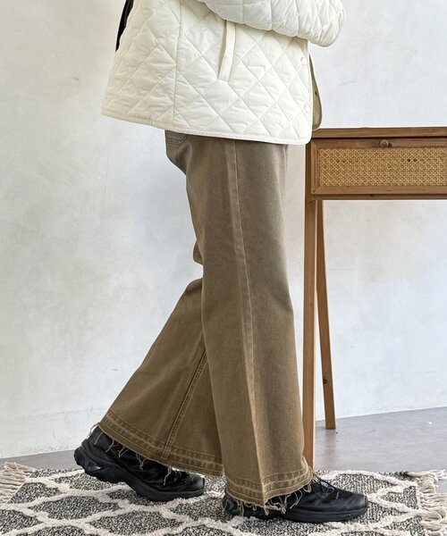 CPCM（シーピーシーエム）の「ワイドフレアパンツ（その他パンツ・レディース・ブラウン/ブルー系その他/ブラック・SMALL/MEDIUM）」の22枚目の写真