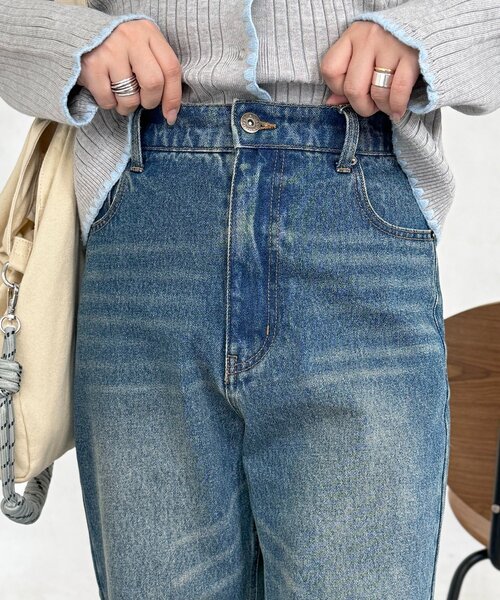 CPCM（シーピーシーエム）の「ワイドフレアパンツ（その他パンツ・レディース・ブラウン/ブルー系その他/ブラック・SMALL/MEDIUM）」の10枚目の写真