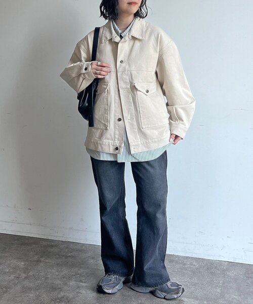 CPCM（シーピーシーエム）の「USAコットンデニムカバーオール（デニム