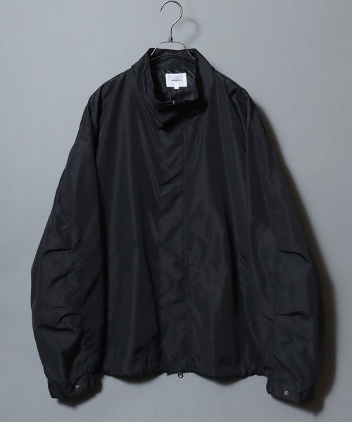 ANPAS(アンパス)の「Nylon Taffeta Jacket with Hidden Double-Zip Closure / 撥水 比翼ダブルファスナーナイロンジャケット ショートモッズ ブルゾン メンズ レディース アウター(ナイロンジャケット・メンズ・ネイビー/カーキ/ブラック・L/M/XL)」の7枚目の写真