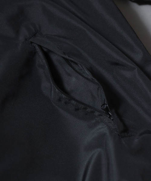 ANPAS(アンパス)の「Nylon Taffeta Jacket with Hidden Double-Zip Closure / 撥水 比翼ダブルファスナーナイロンジャケット ショートモッズ ブルゾン メンズ レディース アウター(ナイロンジャケット・メンズ・ネイビー/カーキ/ブラック・L/M/XL)」の14枚目の写真