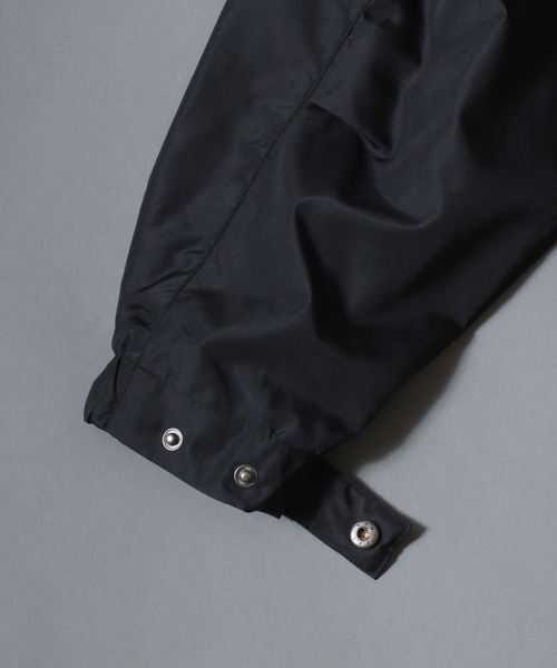 ANPAS(アンパス)の「Nylon Taffeta Jacket with Hidden Double-Zip Closure / 撥水 比翼ダブルファスナーナイロンジャケット ショートモッズ ブルゾン メンズ レディース アウター(ナイロンジャケット・メンズ・ネイビー/カーキ/ブラック・L/M/XL)」の16枚目の写真