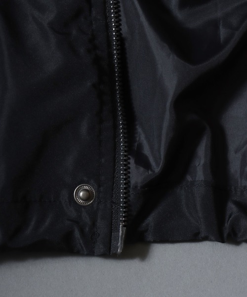 ANPAS(アンパス)の「Nylon Taffeta Jacket with Hidden Double-Zip Closure / 撥水 比翼ダブルファスナーナイロンジャケット ショートモッズ ブルゾン メンズ レディース アウター(ナイロンジャケット・メンズ・ネイビー/カーキ/ブラック・L/M/XL)」の19枚目の写真