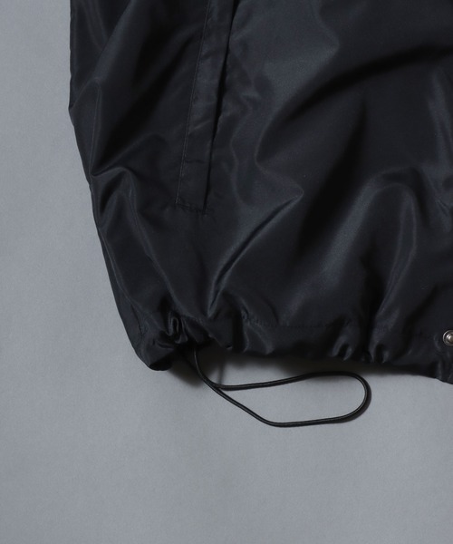 ANPAS(アンパス)の「Nylon Taffeta Jacket with Hidden Double-Zip Closure / 撥水 比翼ダブルファスナーナイロンジャケット ショートモッズ ブルゾン メンズ レディース アウター(ナイロンジャケット・メンズ・ネイビー/カーキ/ブラック・L/M/XL)」の21枚目の写真