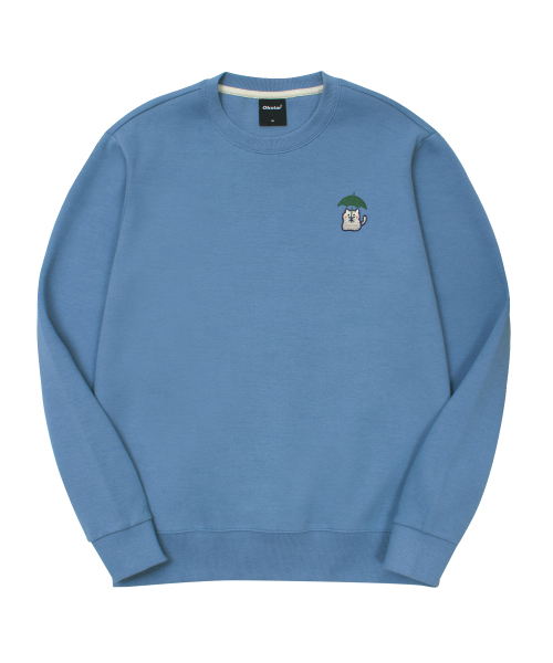 OKSTAR(オクスター)の「レーンニット刺繍特養綿マンツーマン(スウェット・レディース・ブラック/ネイビー/オートミール/グレー/ダークグリーン/ブルー/クリーム/カーキ/ライトベージュ/ホワイト/ライトグレー・X-LARGE/SMALL/MEDIUM/LARGE/2XL/3XL/4XL)」の16枚目の写真