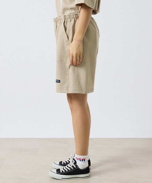 Barbarian(バーバリアン)の「【BARBARIAN / バーバリアン】knit short pants/ヘビーウェイト/リラックスショーツ/ユニセックス(その他パンツ・メンズ・オレンジ系その他/イエロー系その他/ライトベージュ/ネイビー・L/M/S)」の8枚目の写真