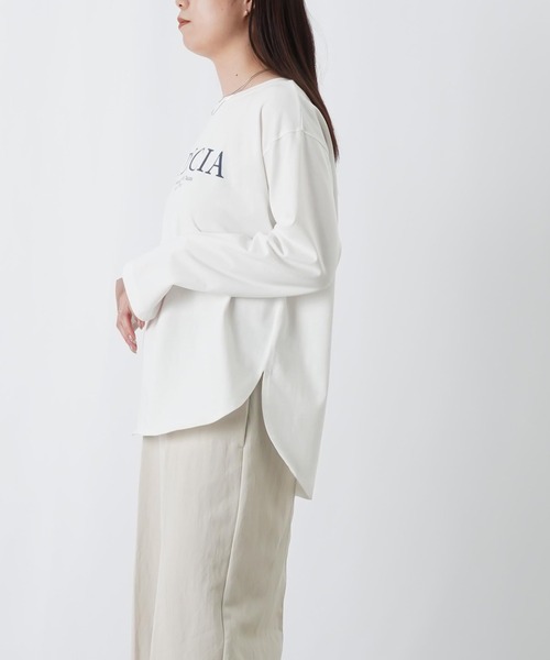 LUCA/LADY LUCK LUCA(ルカ/レディラックルカ)の「LC/LLL クリーンサマーロゴロンTee(Tシャツ/カットソー・レディース・オフホワイト/グレー/チャコールグレー・FREE)」の17枚目の写真