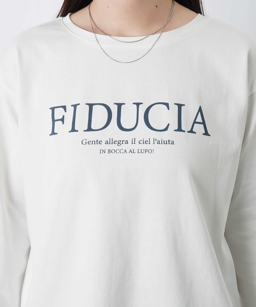 LUCA/LADY LUCK LUCA(ルカ/レディラックルカ)の「LC/LLL クリーンサマーロゴロンTee(Tシャツ/カットソー・レディース・オフホワイト/グレー/チャコールグレー・FREE)」の21枚目の写真