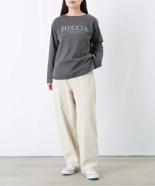 LUCA/LADY LUCK LUCA(ルカ/レディラックルカ)の「LC/LLL クリーンサマーロゴロンTee(Tシャツ/カットソー・レディース・オフホワイト/グレー/チャコールグレー・FREE)」の22枚目の写真