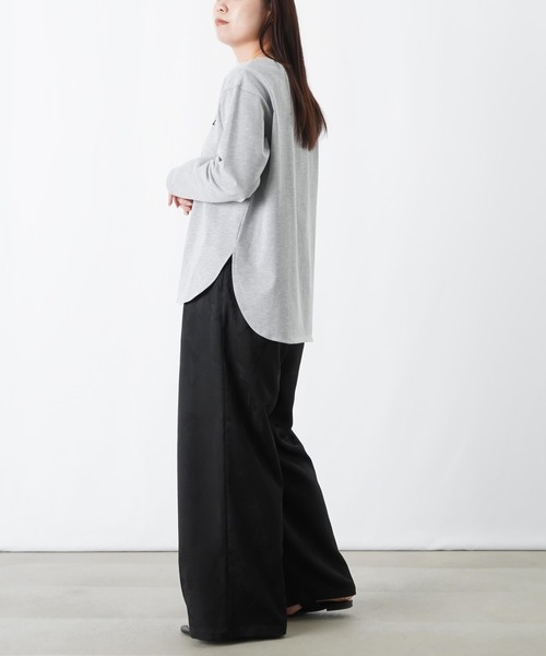 LUCA/LADY LUCK LUCA(ルカ/レディラックルカ)の「LC/LLL クリーンサマーロゴロンTee(Tシャツ/カットソー・レディース・オフホワイト/グレー/チャコールグレー・FREE)」の7枚目の写真