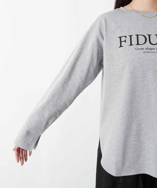 LUCA/LADY LUCK LUCA(ルカ/レディラックルカ)の「LC/LLL クリーンサマーロゴロンTee(Tシャツ/カットソー・レディース・オフホワイト/グレー/チャコールグレー・FREE)」の11枚目の写真