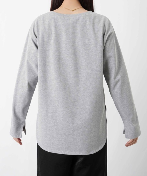 LUCA/LADY LUCK LUCA(ルカ/レディラックルカ)の「LC/LLL クリーンサマーロゴロンTee(Tシャツ/カットソー・レディース・オフホワイト/グレー/チャコールグレー・FREE)」の10枚目の写真