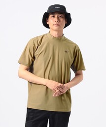 ORANGE LABEL / フレックスドライ サイドメッシュ モックネックシャツ（吸水速乾・UVカット）