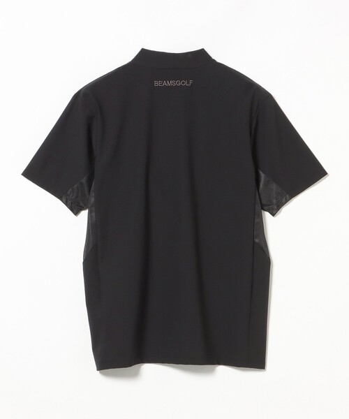 BEAMS GOLF(ビームスゴルフ)の「ORANGE LABEL / フレックスドライ サイドメッシュ モックネックシャツ(吸水速乾・UVカット)(Tシャツ/カットソー・メンズ・ベージュ/ブラック/ネイビー・L/M/S/XL)」の15枚目の写真