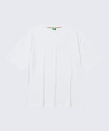 TURTLEBACK（タートルバック）の「コア無地オーバーサイズ半袖（ホワイト）（Tシャツ/カットソー）」