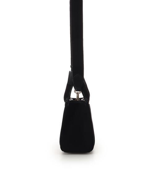 SAMANTHAVEGA（サマンサベガ）の「新色ロゴテープキャンバスショルダーバッグ（ミニ）（ショルダーバッグ・レディース・オフホワイト/ピンク/ブラック・FREE）」の6枚目の写真