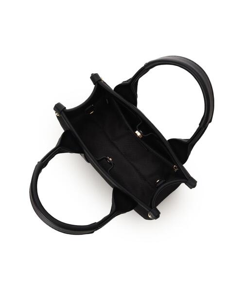 SAMANTHAVEGA（サマンサベガ）の「新色ロゴテープキャンバスショルダーバッグ（ミニ）（ショルダーバッグ・レディース・オフホワイト/ピンク/ブラック・FREE）」の8枚目の写真