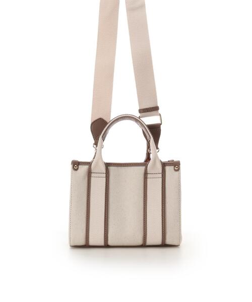 SAMANTHAVEGA（サマンサベガ）の「新色ロゴテープキャンバスショルダーバッグ（ミニ）（ショルダーバッグ・レディース・オフホワイト/ピンク/ブラック・FREE）」の13枚目の写真