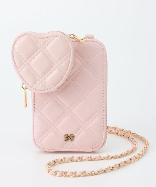 INGNI(イング)の「ハート型ポーチ付きマルチショルダーバッグ(ショルダーバッグ・レディース・ピンク/オフホワイト/ブラック・-)」の8枚目の写真