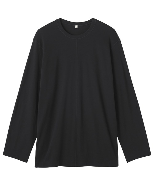 MUJI Labo（ムジラボ）の「〔MUJI Labo〕男女兼用　スムースジャージー長袖プルオーバー（Tシャツ/カットソー・メンズ・オフホワイト/ダークグレー/ブラック・L/S/XS/XL/M）」の6枚目の写真